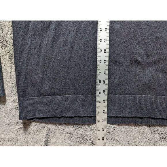 Eddie Bauer Long Sleeve V Neck Sweater Mens Size Large Tall Black Cashmere Blend - Picture 6 of 10